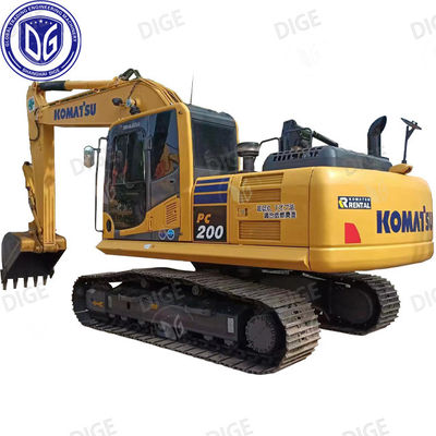 جودة  PC200 Used Komatsu Excavator 20 Ton Japanese Used Medium Hydraulic Crawler Excavator مصنع