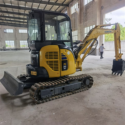 حفرة كراولر اليابان المستخدمة ميني كوماتسو PC30 الحفرة 3000KG إلى 3200KG
