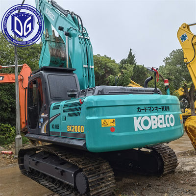 20T SK200D حفرة Kobelco مستعملة حفرة الزحف الهيدروليكي