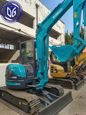 SK55 5.5 طن Kobelco الحفرة المصغرة المستخدمة مع جودة جيدة ووظيفة ممتازة في البيع