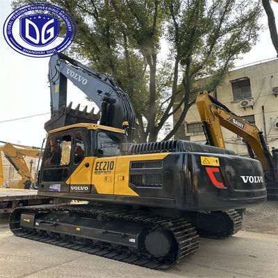 فولفو EC210 مستعمل الحفرة الزحفية 21 طن 92٪جديدة جيدة الأداء والجودة