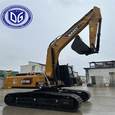 Sany SY215 21.5Ton الحفر الزحف مع محرك استهلاك وقود منخفض