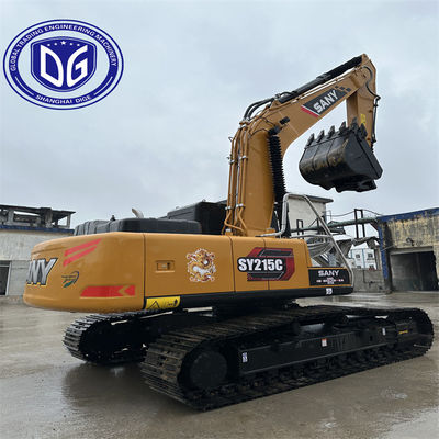 Sany SY215 21.5Ton الحفر الزحف مع محرك استهلاك وقود منخفض