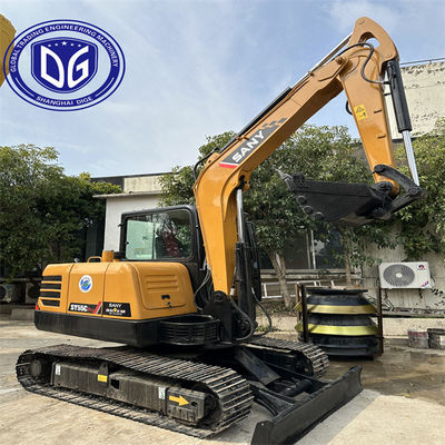Sy55 5.5 طن الحفرة Sany المستخدمة التحكم الدقيق على الحفرة