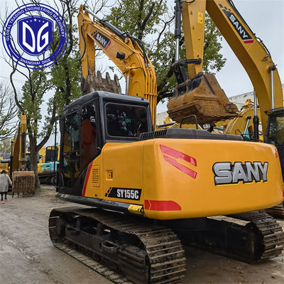 محفر ساني للبيع ساني SY155 15.5T مستخدم محفر الزحف كفاءة وتوفير الطاقة نظام الطاقة