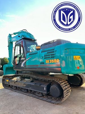 الحفرة منخفضة الصيانة Sk350 مستعملة Kobelco 35 طن