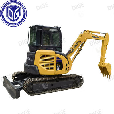 الحفرة الكوماتسو الهيدروليكية PC55 4D88E-6 نموذج المحرك والبناء الدائم للعمل الثقيل