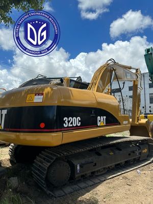 محرك العزم العكسي العالي 320C حفرة Caterpillar 20t مستعملة مع نظام هيدروليكي جيد