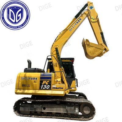 كوماتسو PC130 13 طن الزحام الحفرة المستخدمة، النموذج المتقدم، الحفرة استهلاك الوقود المنخفض