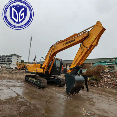 حفرة هيونداي ذات 22 طن مستعملة 220LC-9S حفرة الزحف الهيدروليكي