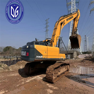 هيونداي 350 35 طن الحفرة الهيدروليكية الزحفية جودة جيدة مع قدرة عالية