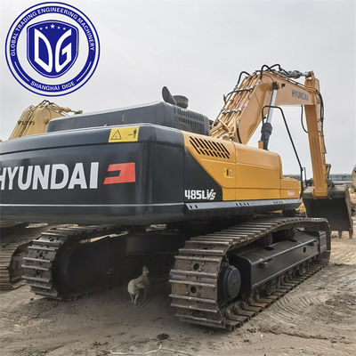 R485LVS الأصلي حفرة هيونداي مستعملة الحفرة الزحفية مستعملة حالة العمل