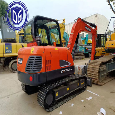 آمنة ومستقرة DX60 مستعملة Doosan 6 طن الحفر مستخدمة ميني مع ترقية كاملة