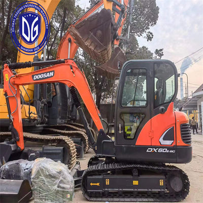 آمنة ومستقرة DX60 مستعملة Doosan 6 طن الحفر مستخدمة ميني مع ترقية كاملة