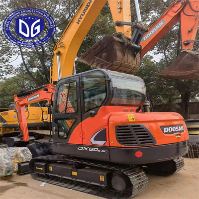 آمنة ومستقرة DX60 مستعملة Doosan 6 طن الحفر مستخدمة ميني مع ترقية كاملة