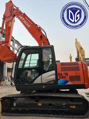 قوة انفجار ممتازة ZX130 حفرة هيتاتشي 13 طن مستعملة