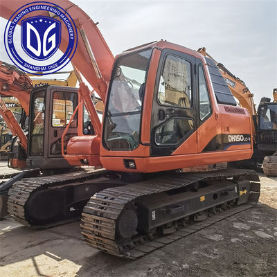 المقاومة للاستعمال DH150LC مستخدم Doosan 15 طن الحفر مستخدم الحفارات الهيدروليكية