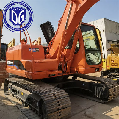 الحفرة المستخدمة من طراز دوسان DH150-7 الحفرة الهيدروليكية ذات الجودة الجيدة 15 طن للبيع