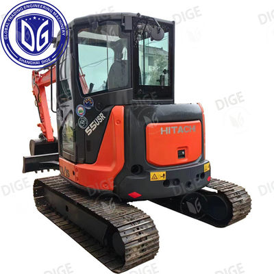 المصدر اليابان ZX55 حفرة هيتاشي ZX55 الحفرة الزحفية حفرة هيتاشي الهيدروليكية ZX55