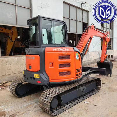 المصدر اليابان ZX55 حفرة هيتاشي ZX55 الحفرة الزحفية حفرة هيتاشي الهيدروليكية ZX55