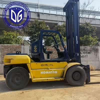10 طن FD100 كوماتسو المستخدمة الشوكة مع آلة هيدروليكية قوية