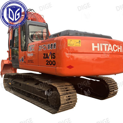 المصدر اليابان ZX200-6 حفرة هيتاشي ZX200-6 مستعملة حفرة الزحفية مستعملة حفرة هيدروليكية هيتاشي ZX200-6