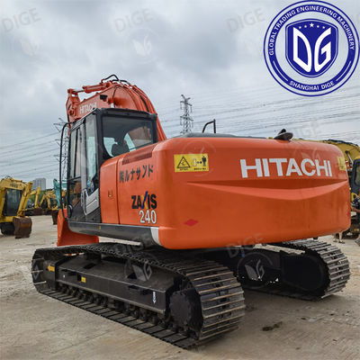 المصدر اليابان ZX240 حفرة هيتاشي ZX240 الحفرة الزحافية اليدوية حفرة هيتاشي الهيدروليكية ZX240