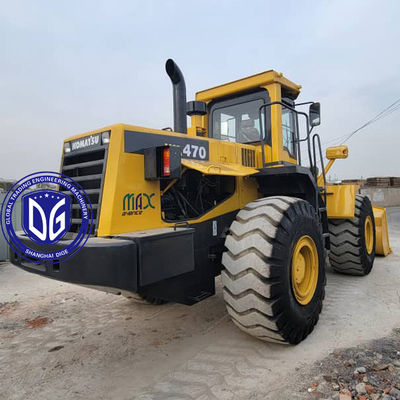 شاحن الأمامية Komatsu WA470-3 شاحن مستعمل معدات البناء لمهندسة التعدين الكبيرة