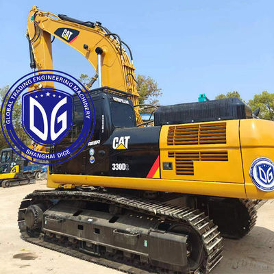 القطعة 330D 30 طن الحفرة الهيدروليكية Caterpillar مستعملة نموذج جديد واستهلاك وقود منخفض