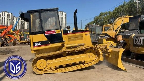 D5C Caterpillar Dozer المستخدمة الجرافة الهيدروليكية مع قوة رائعة