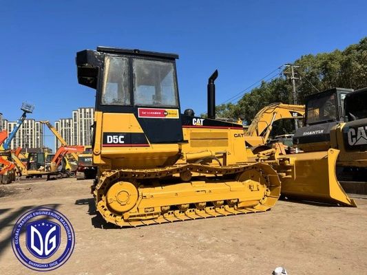 D5C Caterpillar Dozer المستخدمة الجرافة الهيدروليكية مع قوة رائعة
