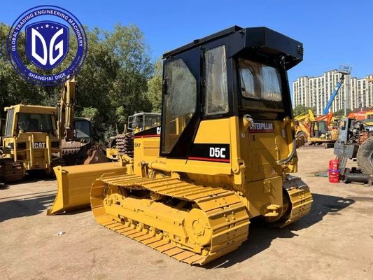 D5C Caterpillar Dozer المستخدمة الجرافة الهيدروليكية مع قوة رائعة