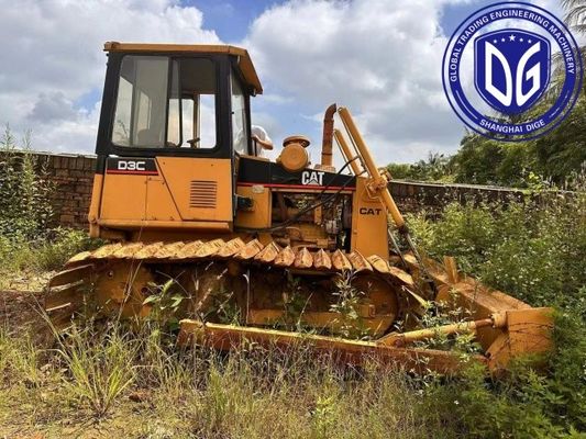 الجرافة الأصلية المستخدمة Caterpillar CAT D3C مع استهلاك الوقود الفعال