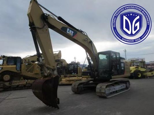320E 20 طن حفر الكتربيلر مستعمل مع محرك قوي جدا