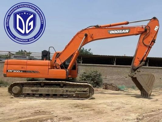 توفير الوقت والعمالة DX300LC 30t مستعمل الحفر Doosan مع متينة للغاية