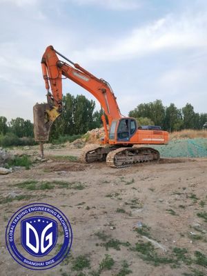 حفرة دوسان DX500LC مستعملة 50 طن مع التحكم الدقيق في الحفر