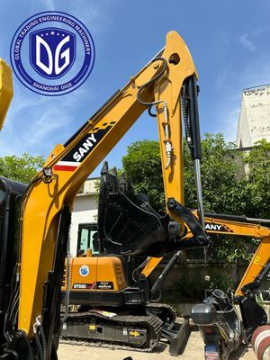 محفر هيدروليكي مستعمل من نوع ساني سي 35 يو 3.5 طن مع بيع محفر صغير