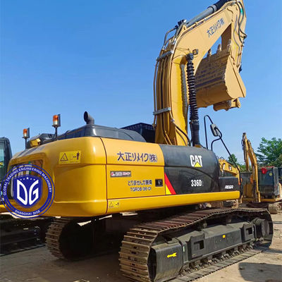 محفر هيدروليكي مستعمل CAT 336D 36Ton Caterpillar Crawler ، خاصة للبناء الكبير