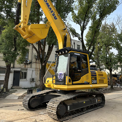 20 طن الحفرة العلامة التجارية اليابانية كوماتسو PC200-8N1 الحفرة المستخدمة لمعدات بناء كوماتسو