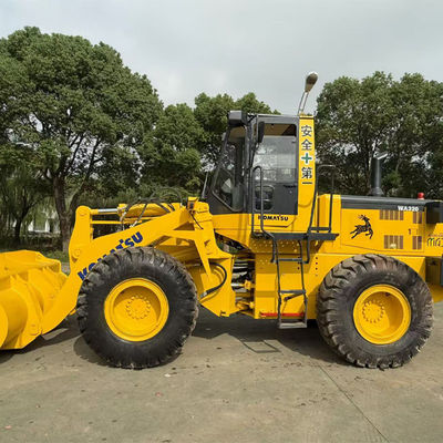محمولة العلامة التجارية اليابانية Komatsu WA320 محمولة مستعملة لمعدات بناء Komatsu