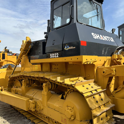 شانتوي SD22 الجرافة الهيدروليكية المستخدمة مع المحرك NT855-C280 للبيع الجرافة الزحفية