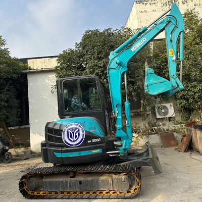 SK55 5.5 طن Kobelco الحفرة المصغرة المستخدمة مع جودة جيدة ووظيفة ممتازة في البيع