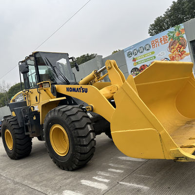 المحمولة المستخدمة WA320-5 اليابان كوماتسو WA320-3 WA320-5 WA470-3 WA470-6 محمولة عجلات في حالة ممتازة