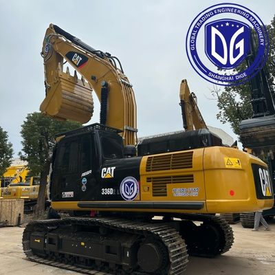 36000kg الوزن التشغيلي حفر الكتربيلر المستخدم مع المحرك الياباني الأصلي