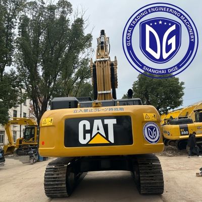 حفرة عجلة هيدروليكية حفرة كاتربيلر مستعملة الطلاء الأصلي الوزن التشغيلي 36000kg