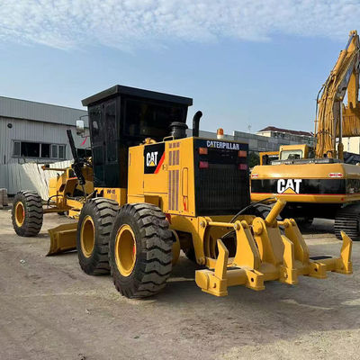 شكل القيادة الهيدروليكية Caterpillar Grader 140h 14677kg الوزن الآلي لدرجة الطريق الدقيقة