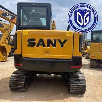 Sy60 6 طن حفرة مستعملة SANY حفرة مستخدمة آلة هيدروليكية