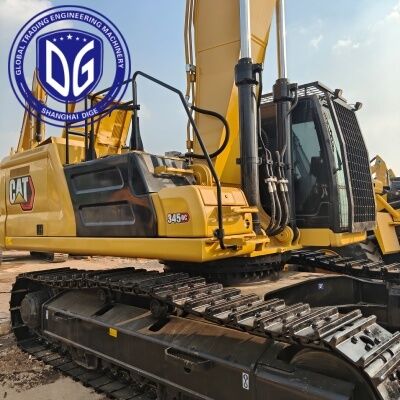 اليابان Caterpillar CAT 345 الحفار الحفار الهيدروليكي ذو الطاقة العالية 45 طن الحفار المستعمل للبيع الساخن في المخزون