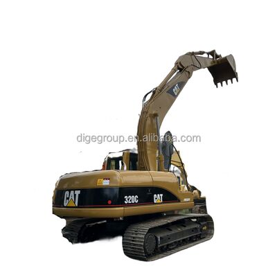 حفار كاتربيلر 320C مستعمل بوزن 20 طن متوفر في المخزون بأفضل سعر، حفار قوي ومتين للبيع