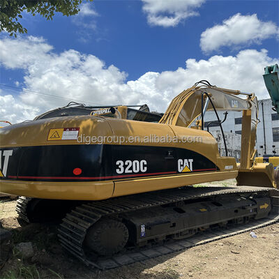 حفار كاتربيلر 320C مستعمل بوزن 20 طن متوفر في المخزون بأفضل سعر، حفار قوي ومتين للبيع